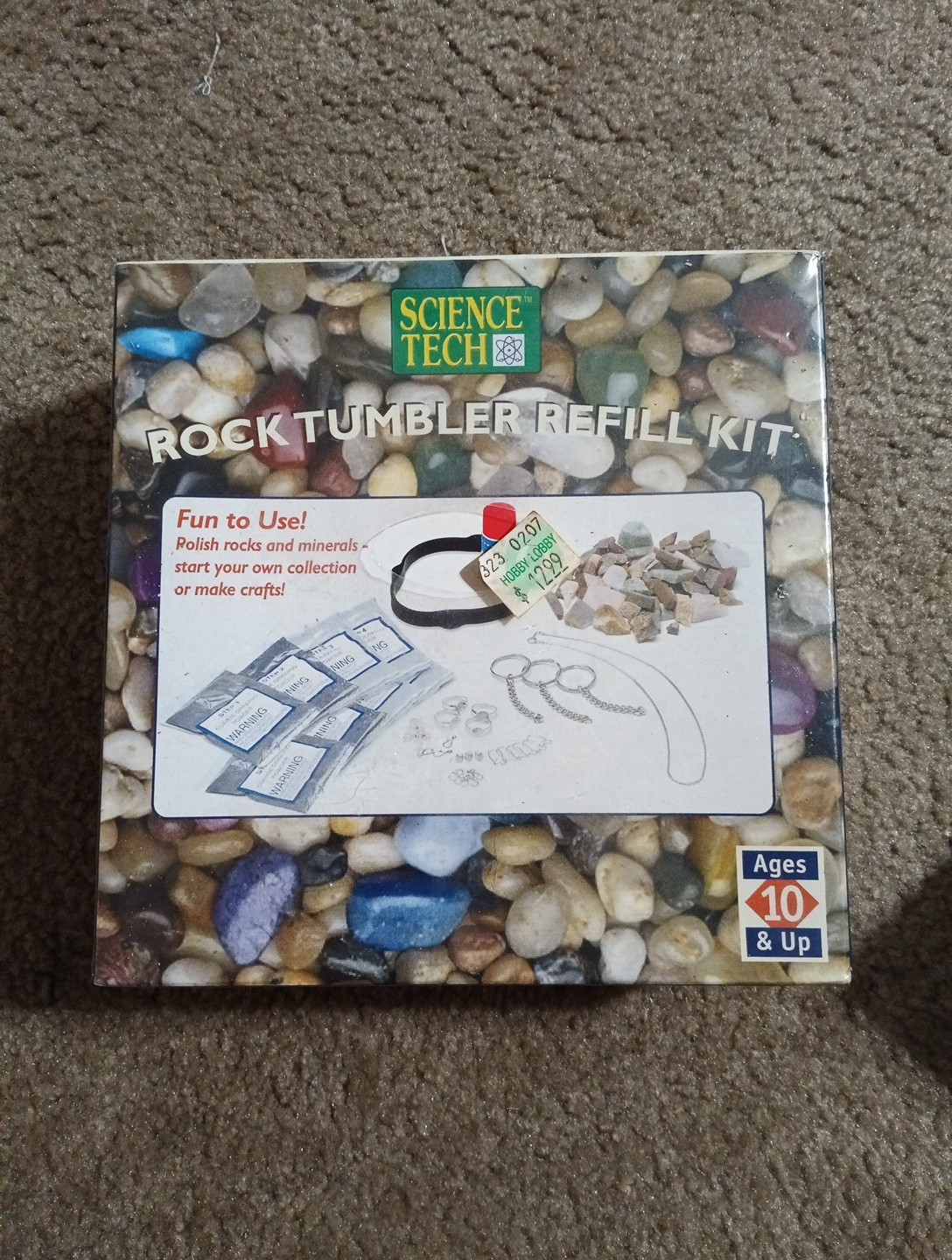 Discovery Planet Rock Tumbler Refill Kit Polished Rocks #36925 Ages 10+ New