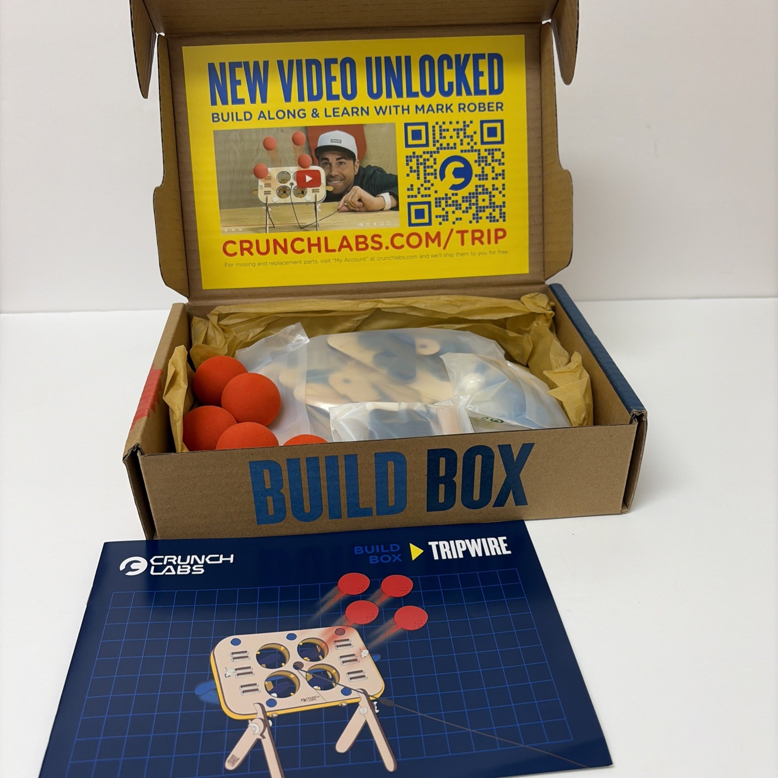 Crunch Labs Box by Mark Rober Tripwire New Open Box Build Engineer