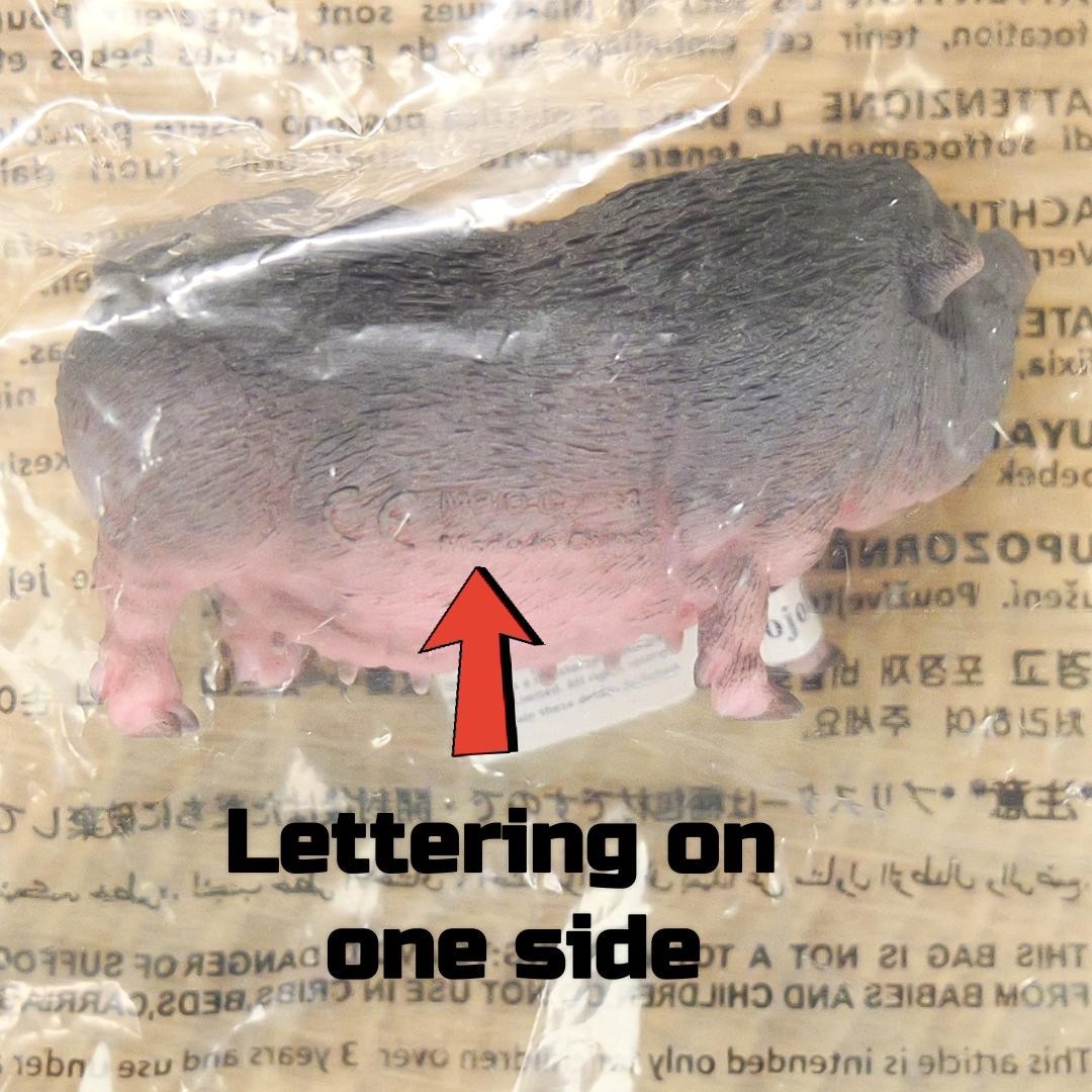 Pot Bellied Pig Figurine – Hand Painted Farm Animal Toy Figure – Mojo 381079