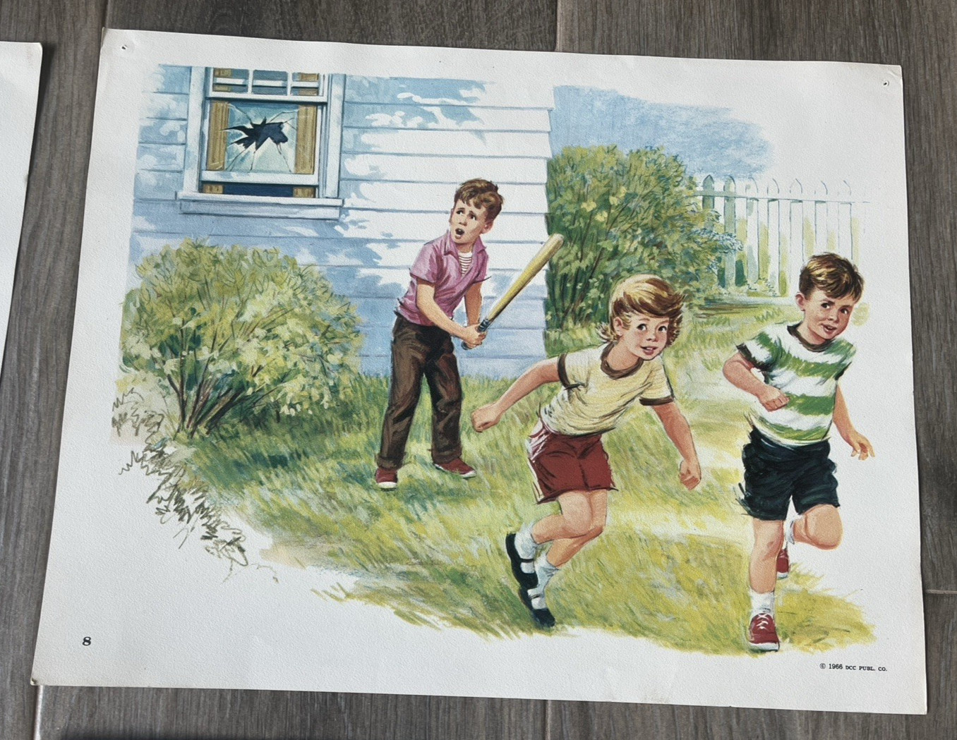 9 Vintage 1966 Original School Teaching Posters DCC Publ Children Playing/Safety
