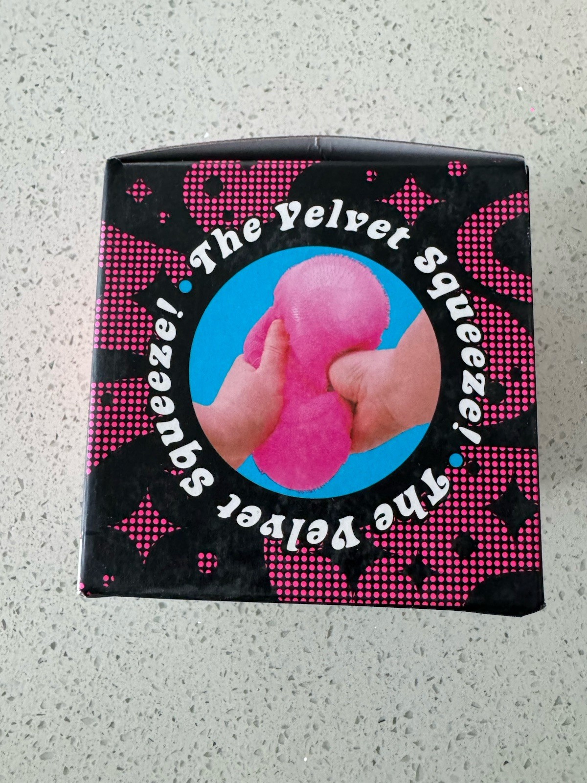NeeDoh Super Fuzz Ball XL Velvet Squeeze Pink Fuzzball Squeeze Stress Ball NEW