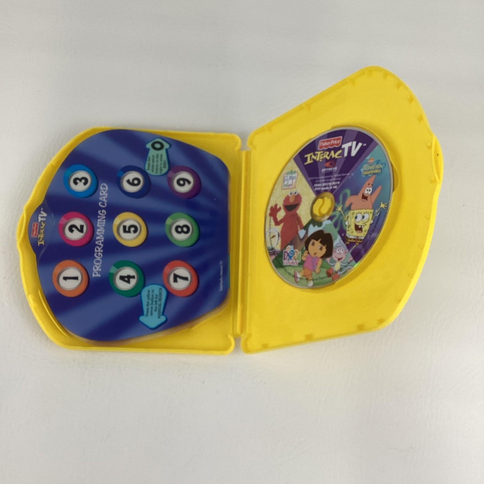Fisher Price InteracTV DVD Based Learning System Blues Clues Dora Elmo SpongeBob
