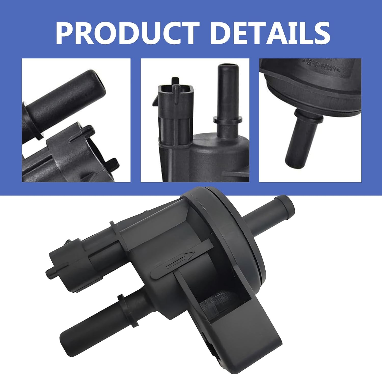 0280142519 Evap Vapor Canister Purge Valve Solenoid, Replace CU5A-9G866-AA, Comp