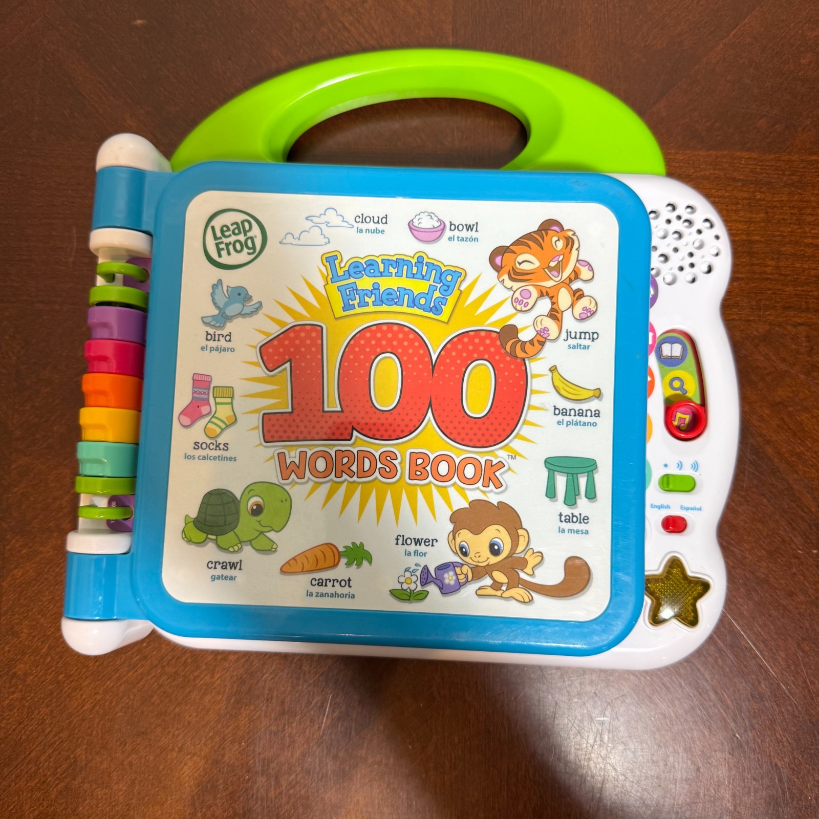 LeapFrog Learning Friends 100 Words Book, Spanish + English