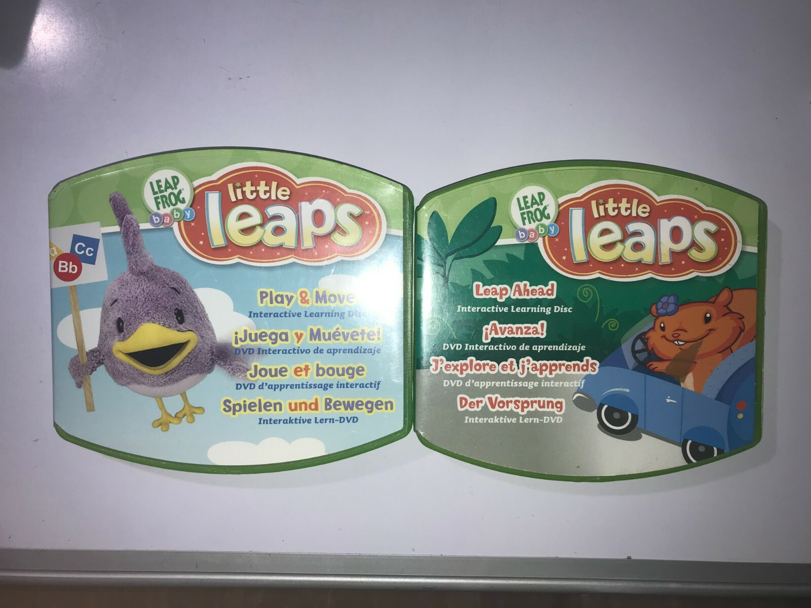 leap frog baby- little leaps- leap ahead and play and move 2 games