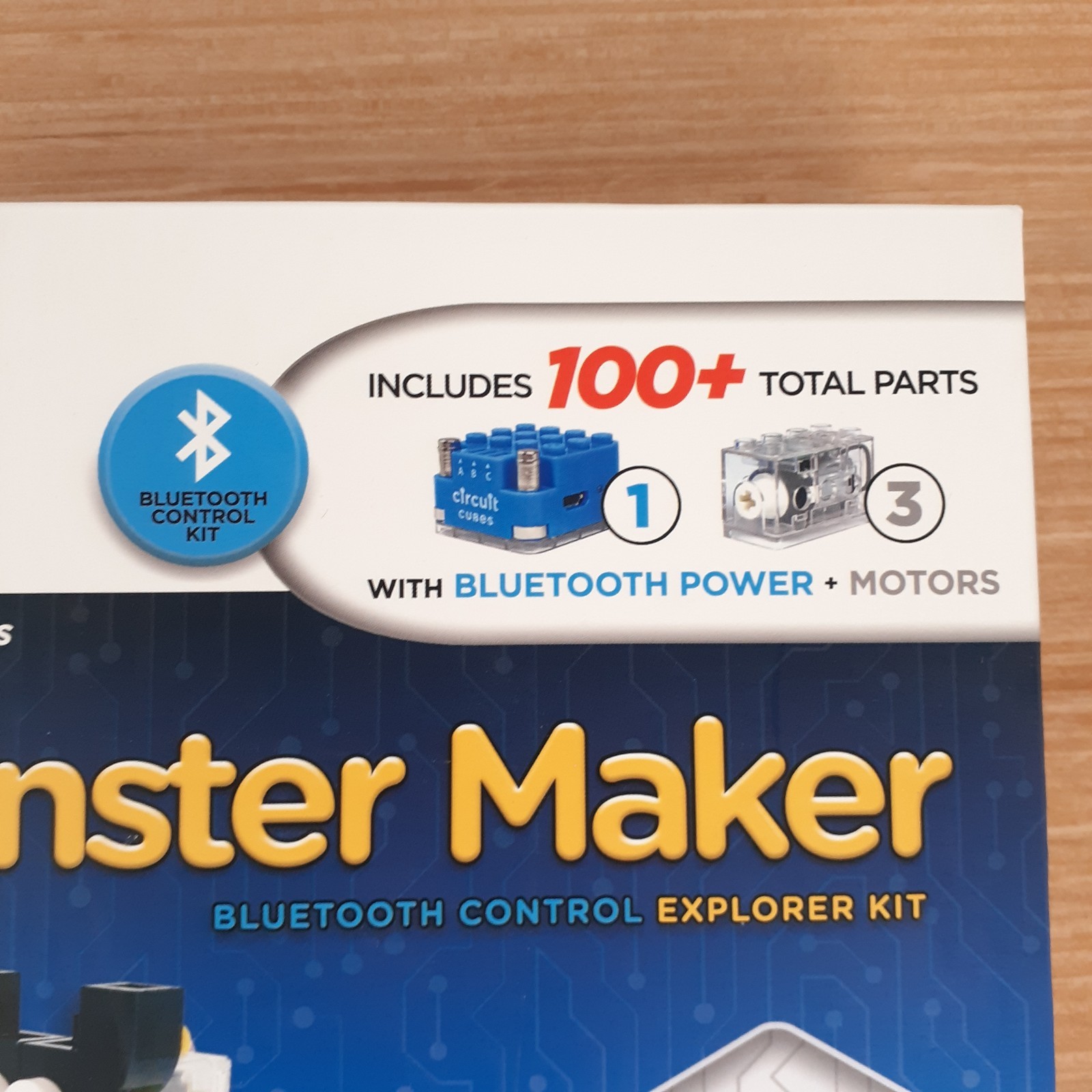 Circuit Cube Monster Maker Kit Bluetooth Remote Control Motors Robotics STEM