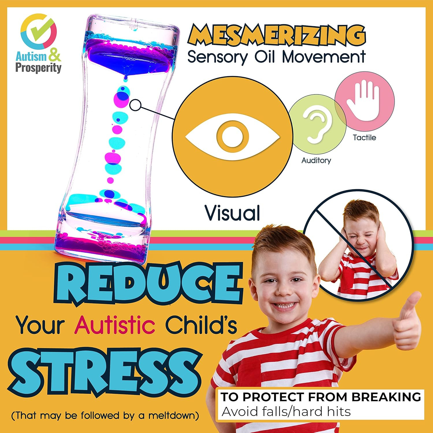 Kids Toys All-Around Sensory Stim Alt Autistic Children Set, ASD Boys Girl Teen