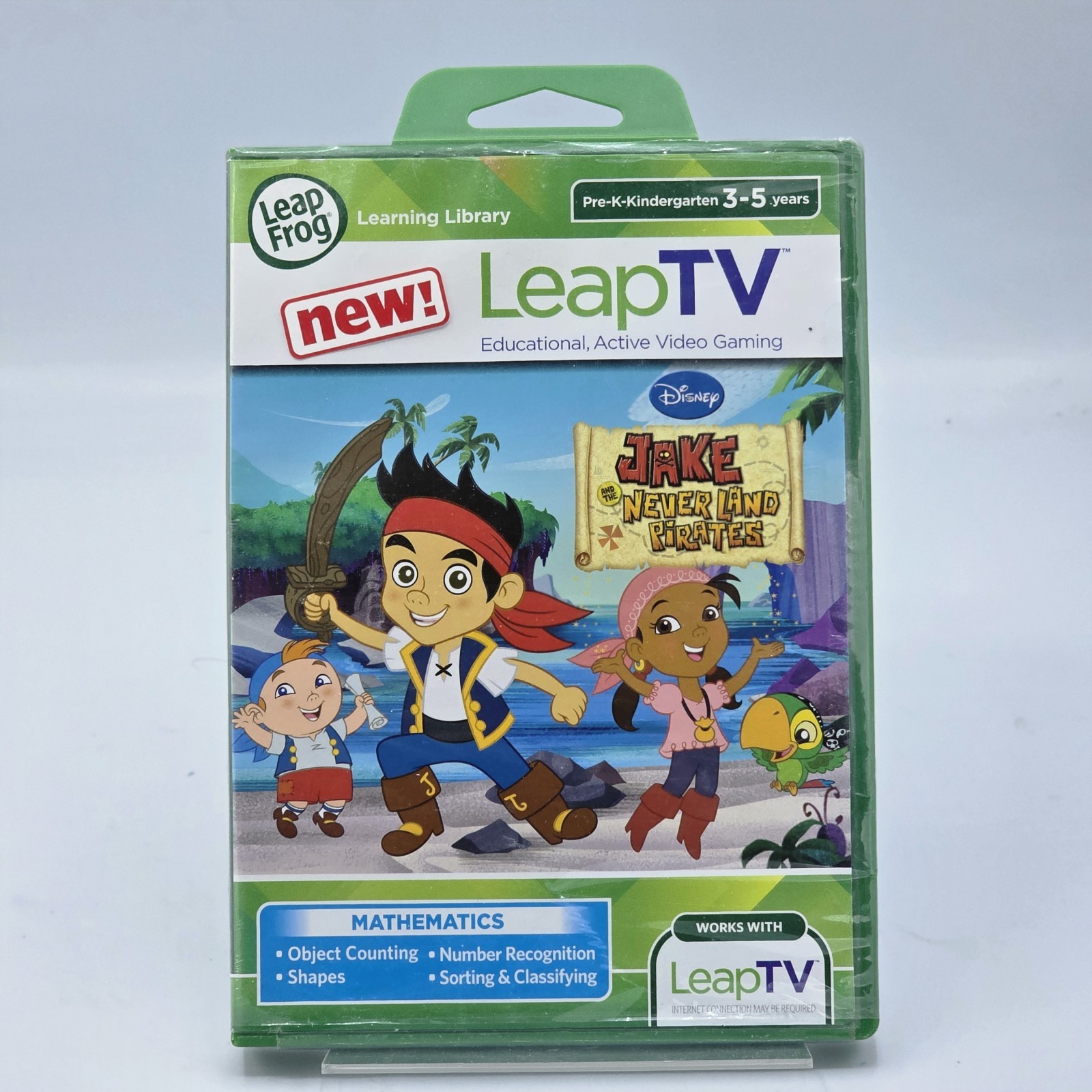 LeapFrog Leap TV Jake and the Never Land Pirates-~MATHEMATICS DVD~SEALED