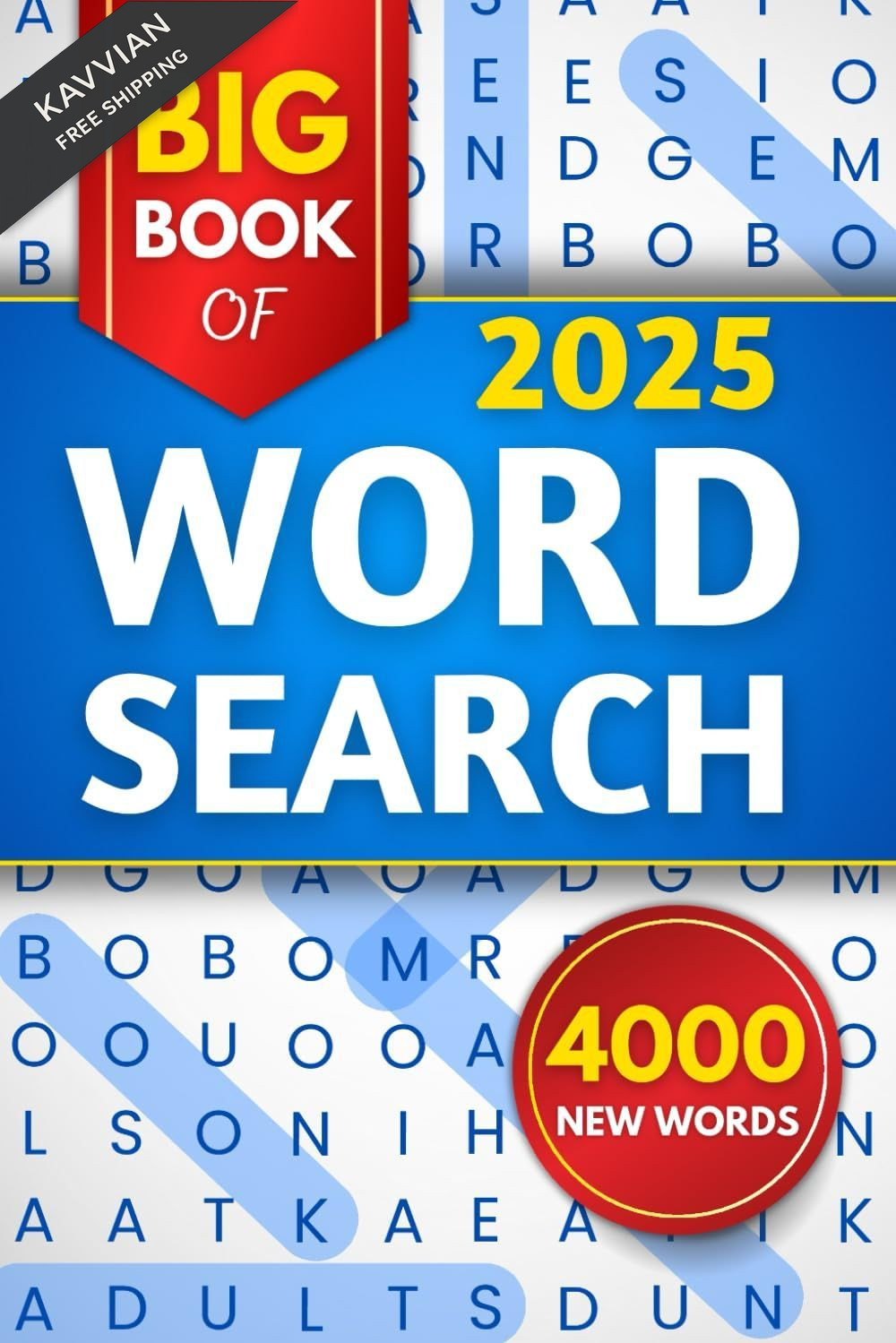 Big Book of Word Search: 100 Large Print Puzzles | 4000 Fun Words to…