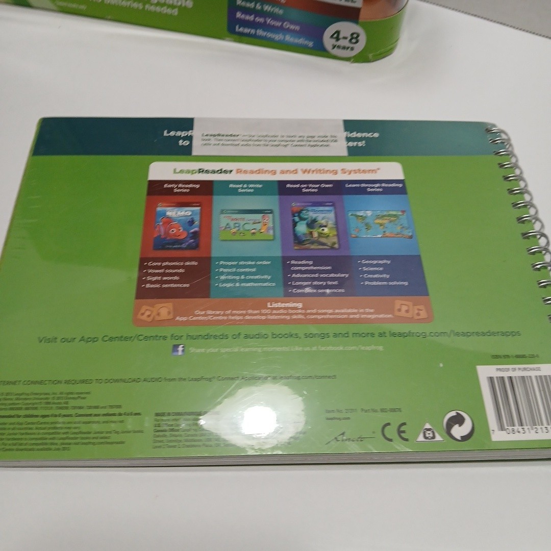 LeapFrog LeapReader Learn-to-Read Ages 4-8 2 Exyra New Sealed Books