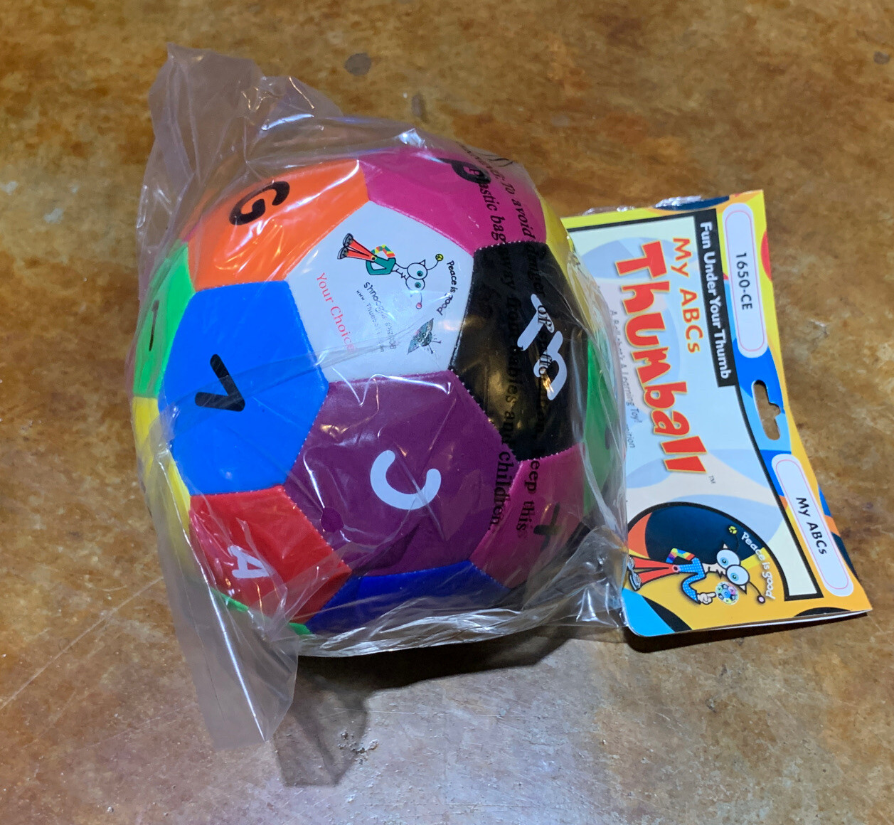 Thumball 1650-CE ABC’s 6″ Educational Toy Ages 3+
