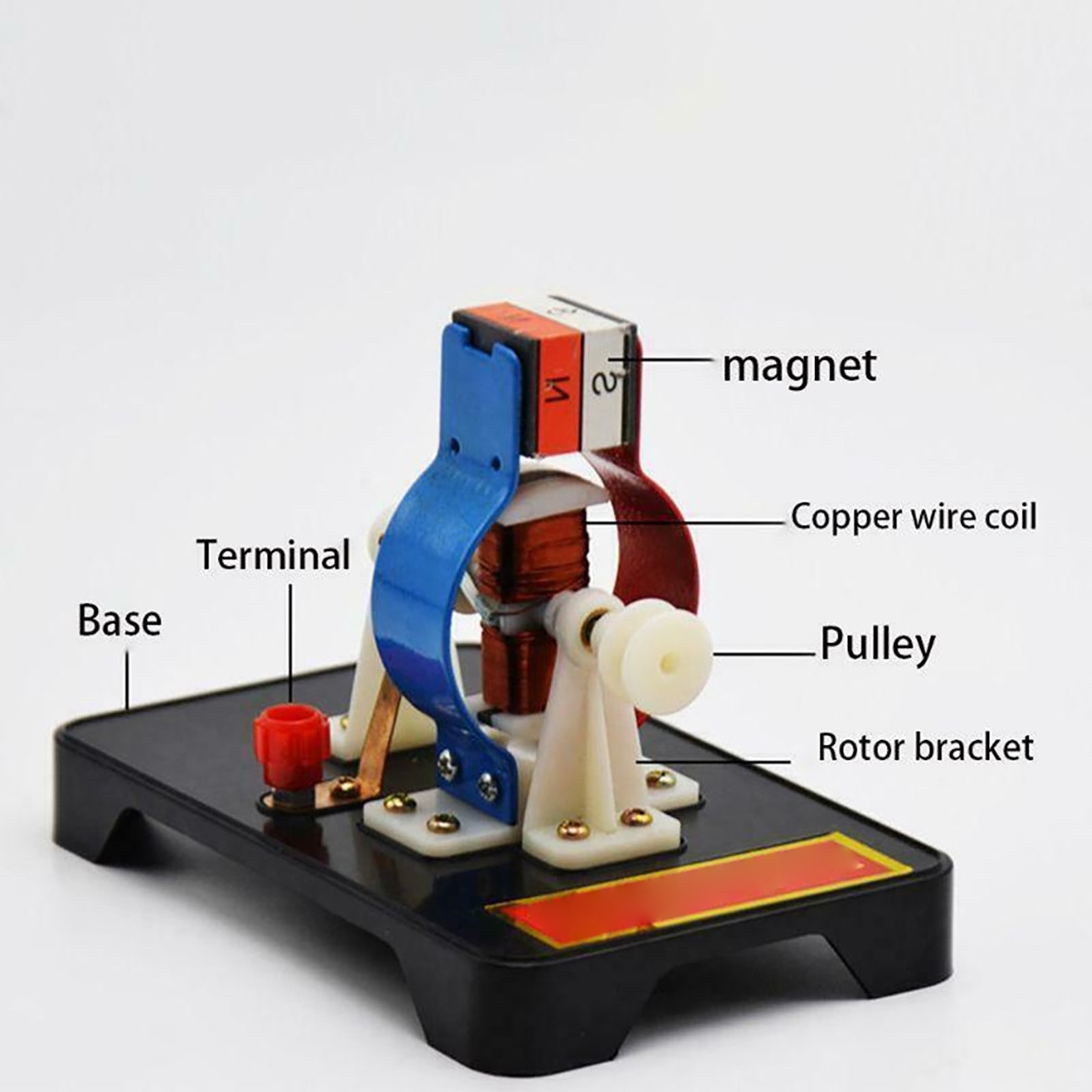 DIY Simple DC Electric Motor Model Assemble Kit for Kids Physics Science Toys