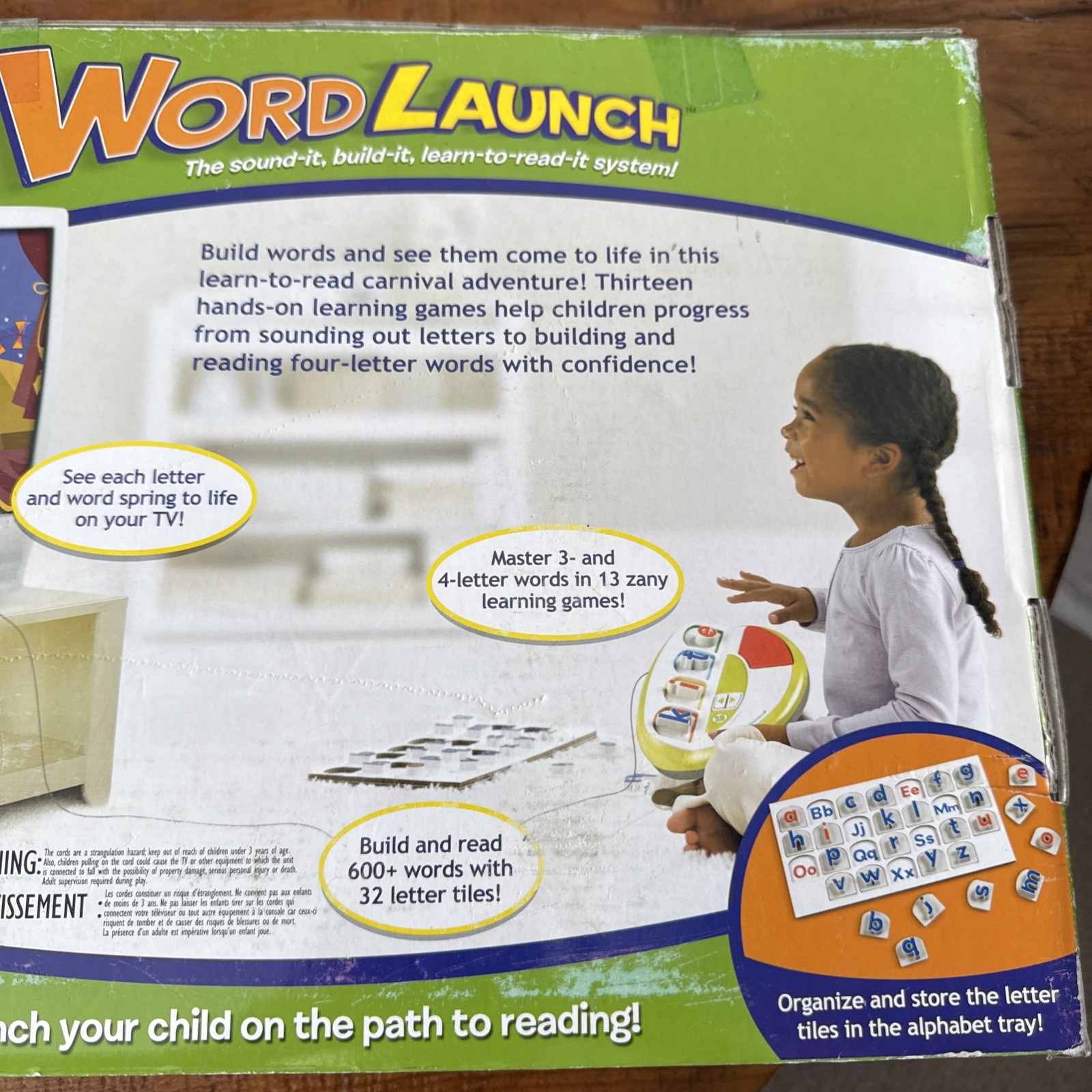 LeapFrog Word Launch – Reading Learning System TV Plug & Play Kids Game – New