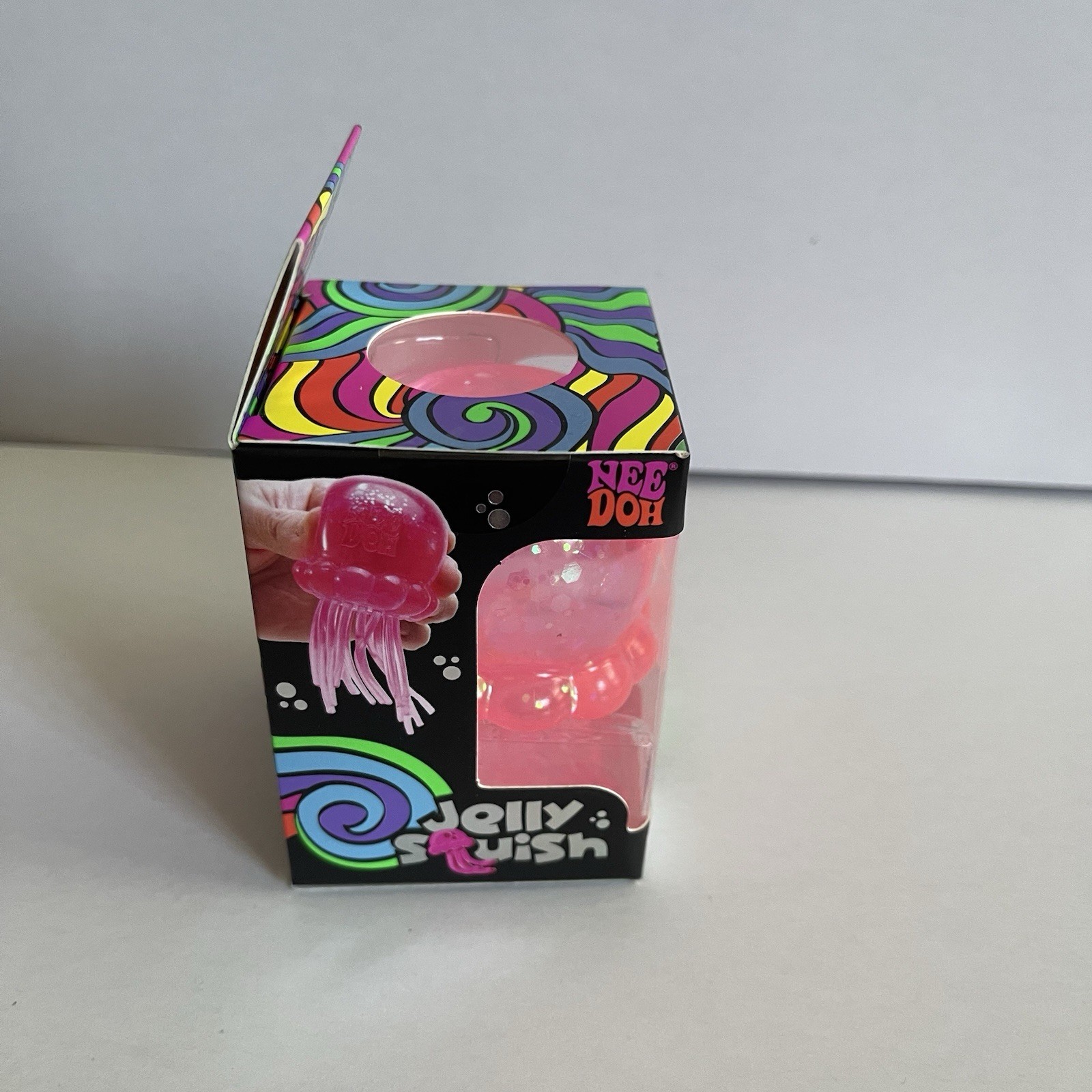 Nee Doh Jellyfish Jelly Squish Stress Toy Fidget Squeeze NeeDoh Pink Trending