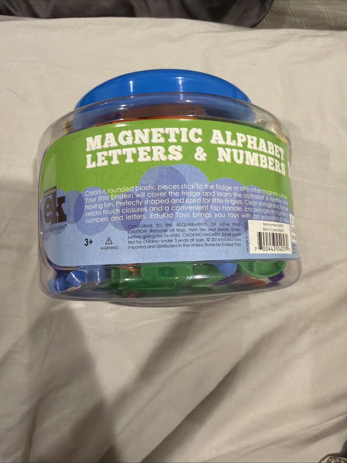 EK magnetic Alphabet Letters And Numbers 109 Pieces