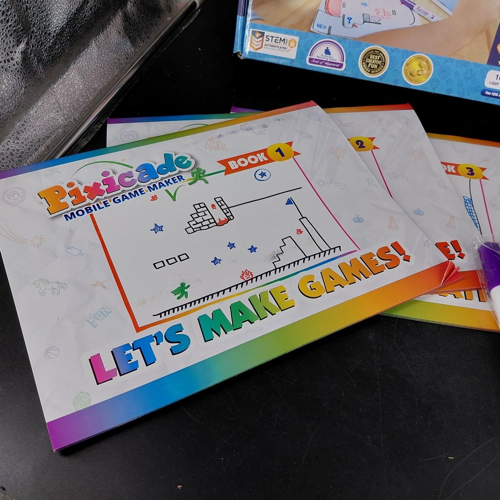 Pixicade Mobile Game Maker Learning System Create 1200 Games STEM 6+ 10+ STEAM
