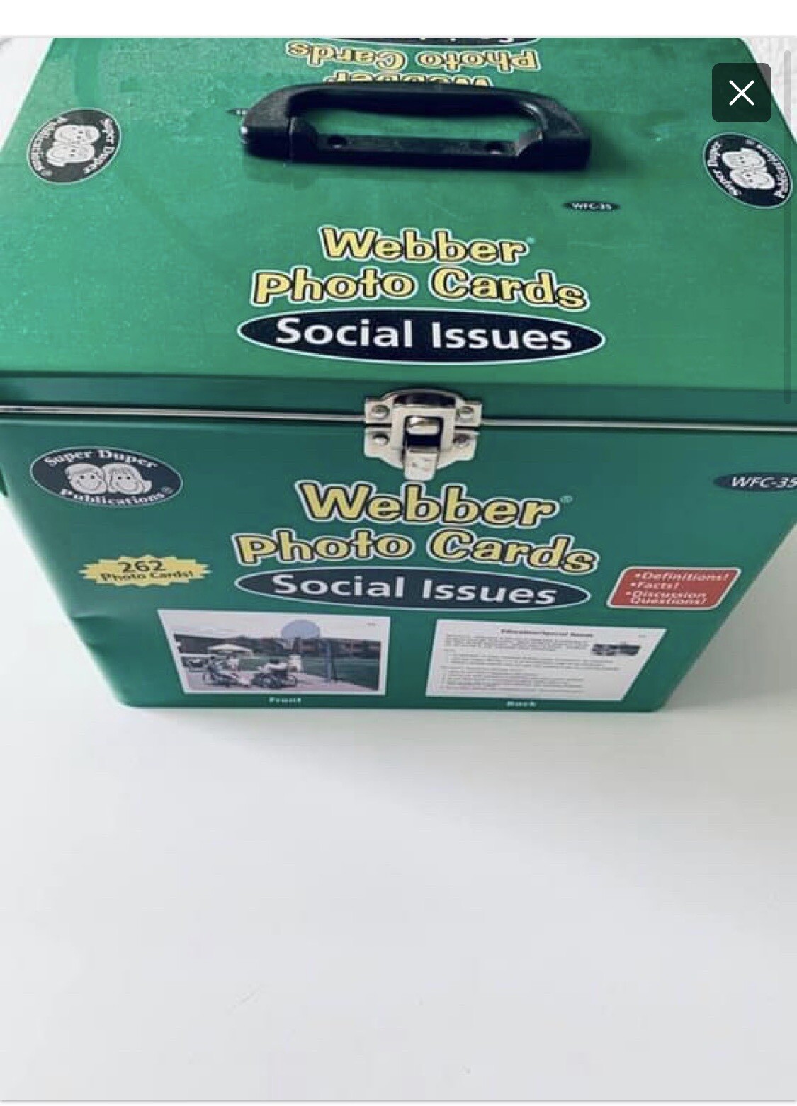 Superduper Social Skills Cards Box Autism ESE ABA Speech Therapist SpEd Teacher