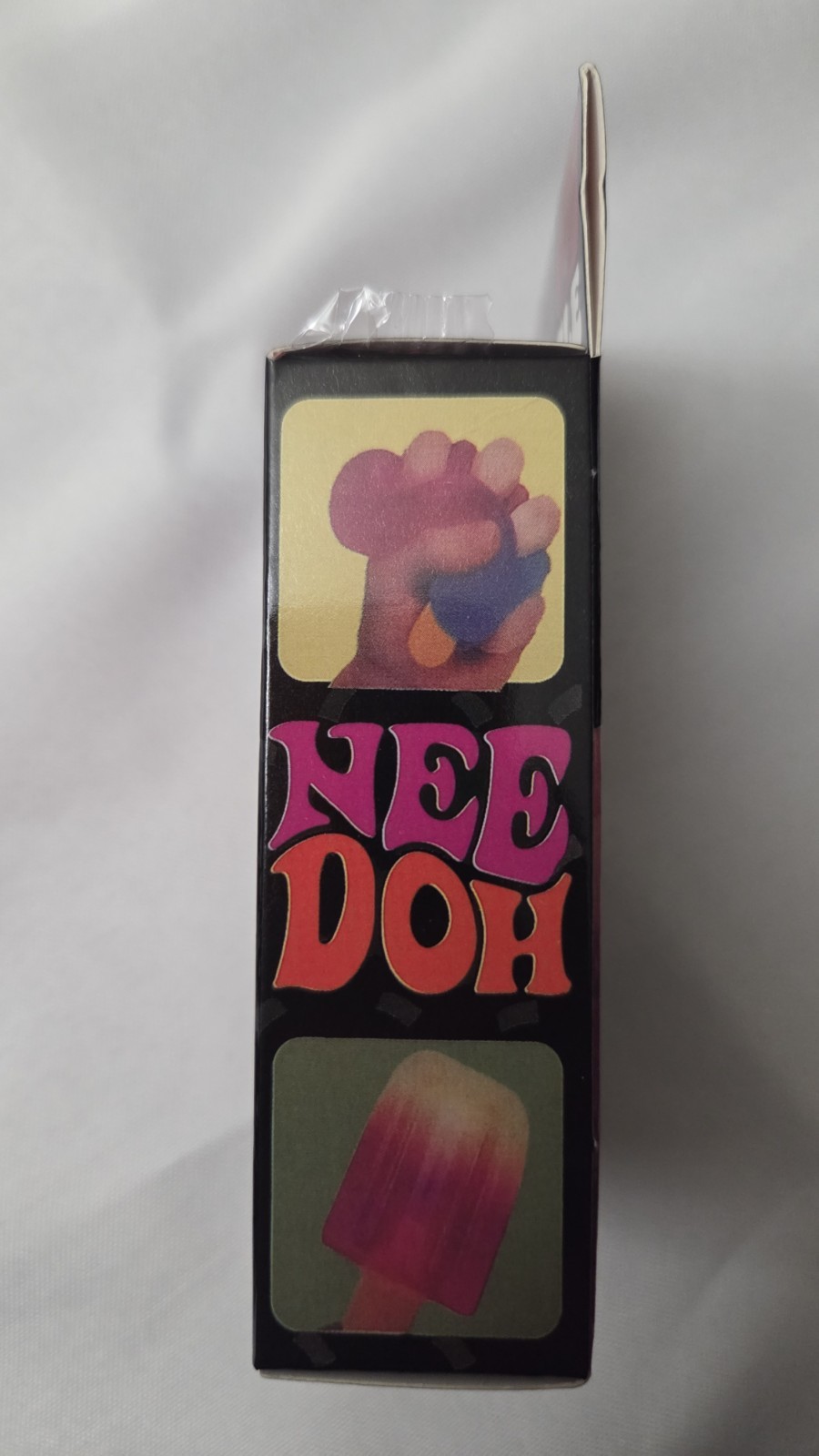 NEW! NeeDoh Nice-sicle Popsicle Squishy Fidget Toy orange/pink