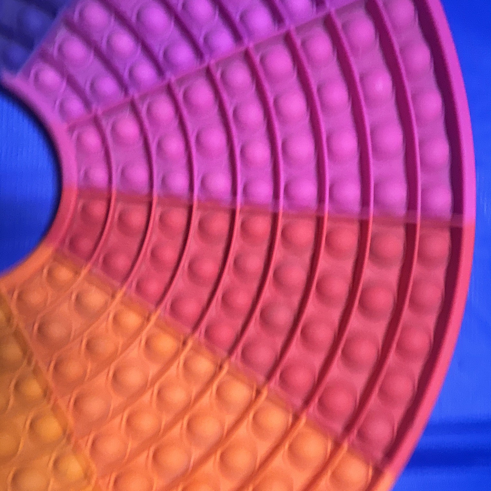 Large Rainbow Semicircle Pop It Tactile Sensory Toy Ages 3+ Multicolor