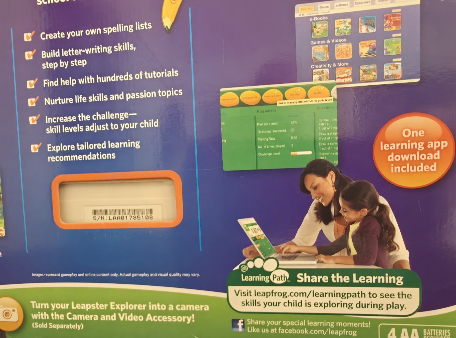 RARE 2011 LeapFrog Leapster Explorer Handheld Retro Game – TOTY Winner – NEW!!!