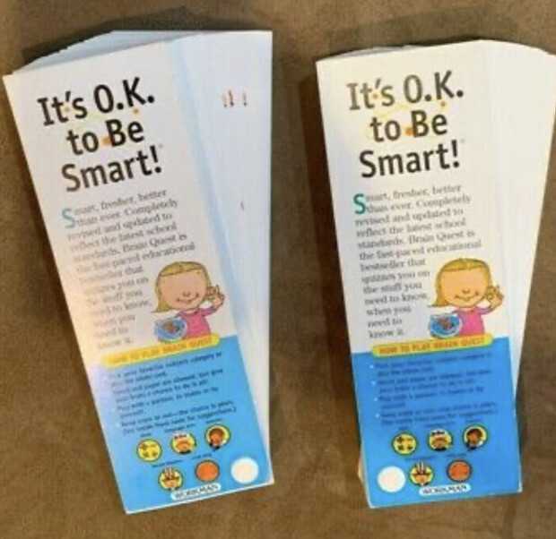 BRAIN QUEST GRADE 2 REVISED 3RD EDITION DECK 1 & 2 LEARNING FUN!
