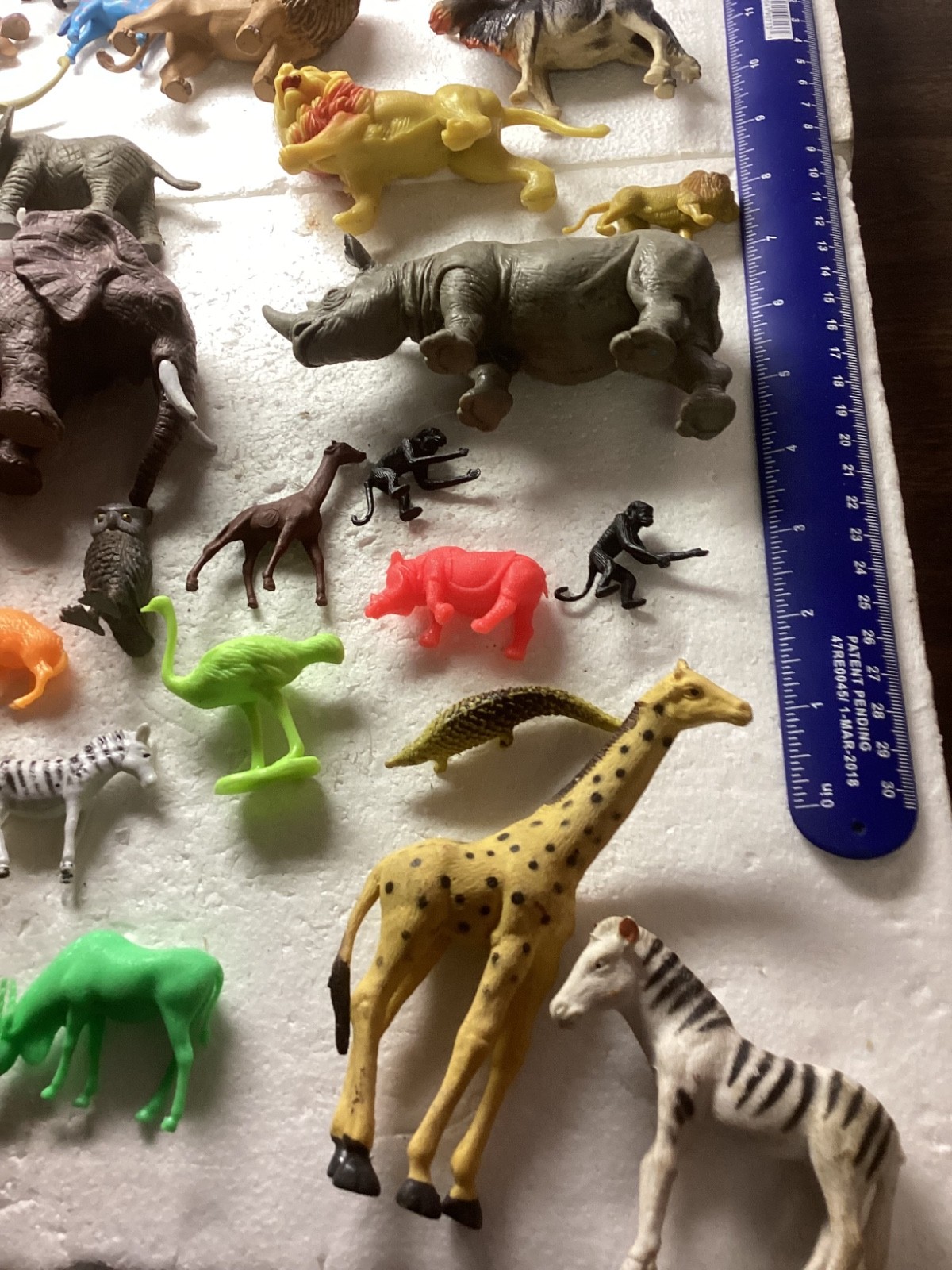 Vintage Mixed Plastic Safari Zoo Jungle Wild Animals Lot of 53.