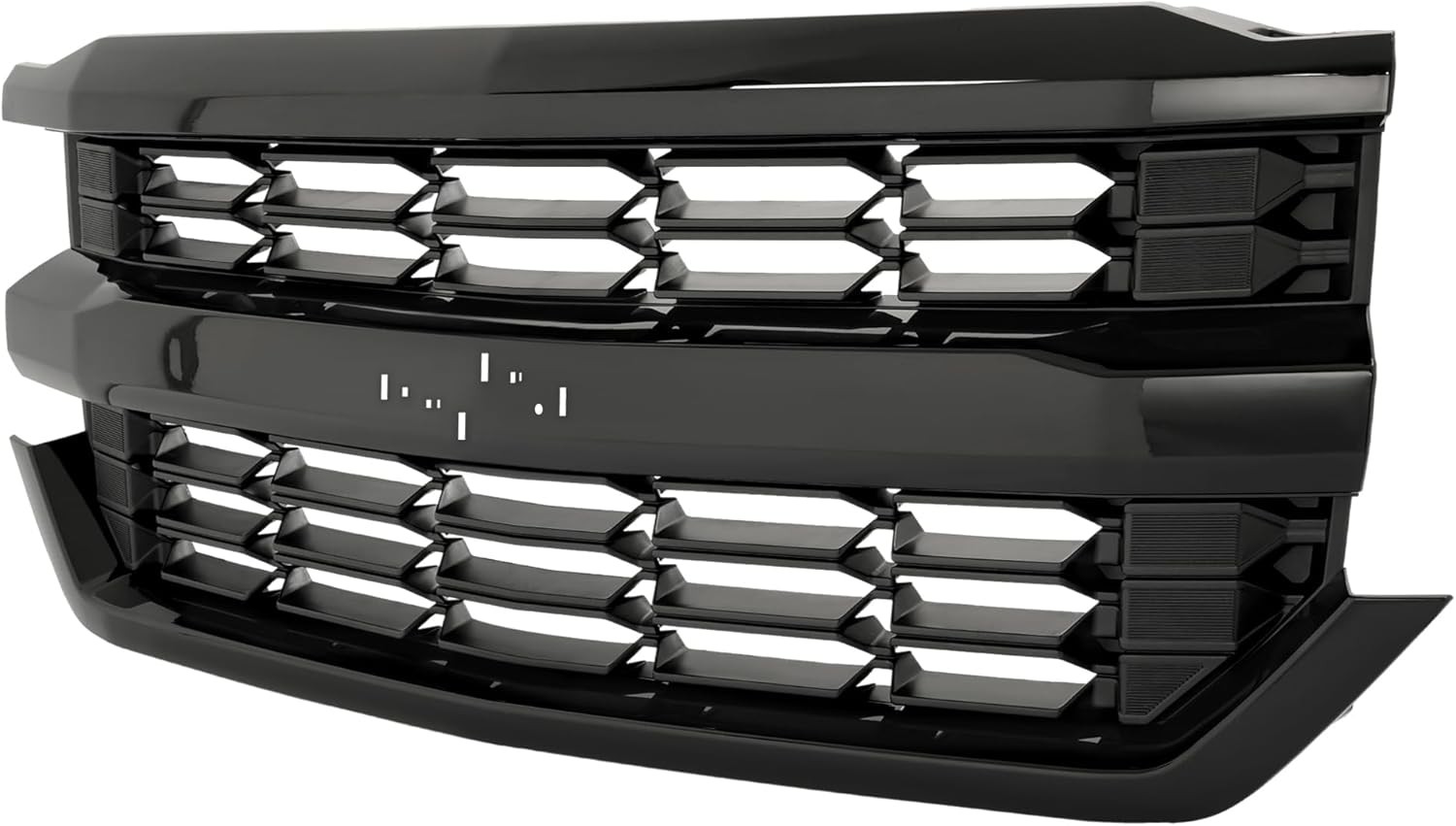Front Grille Assembly Compatible with 2016-2019 Chevy Chevrolet Silverado 1500 R