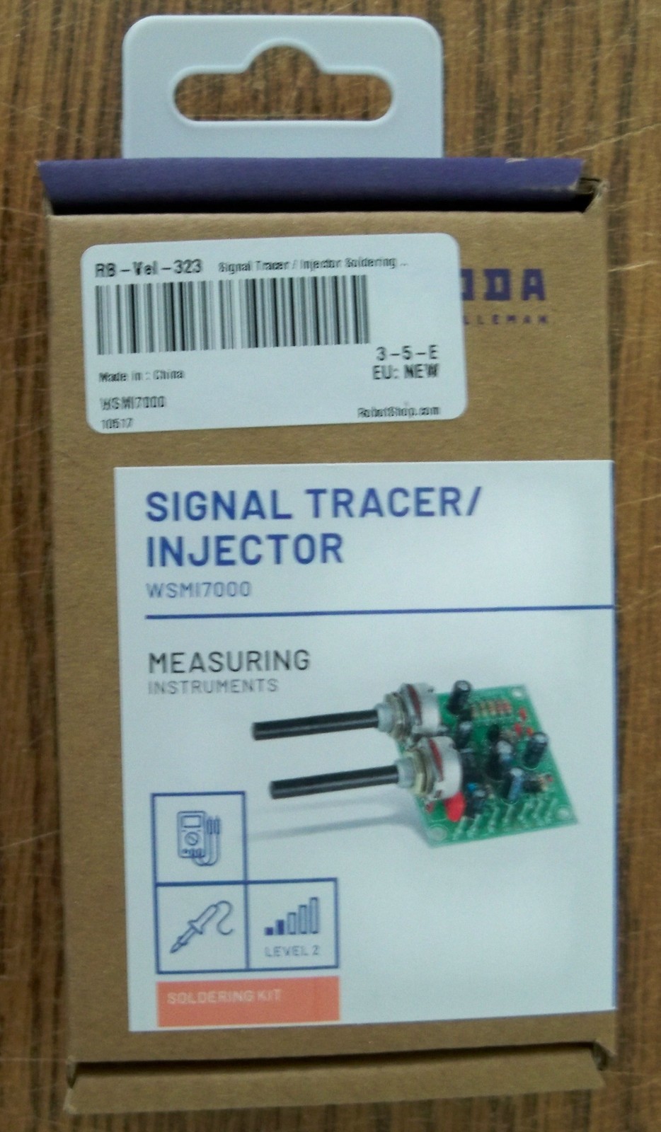 VELLEMAN WSM17000 SIGNAL TRACER/INJECTOR KIT WITH ASSEMBLY MANUAL