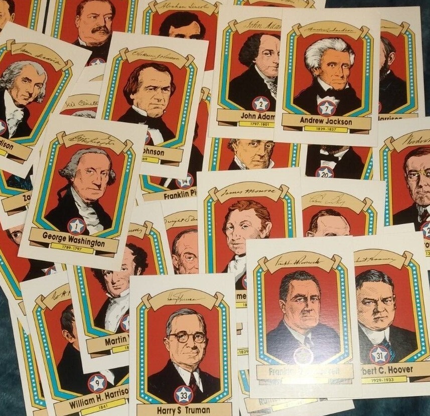 Trend Presidents of the United States Fun-To-Know Flash Cards 1992 T-1662