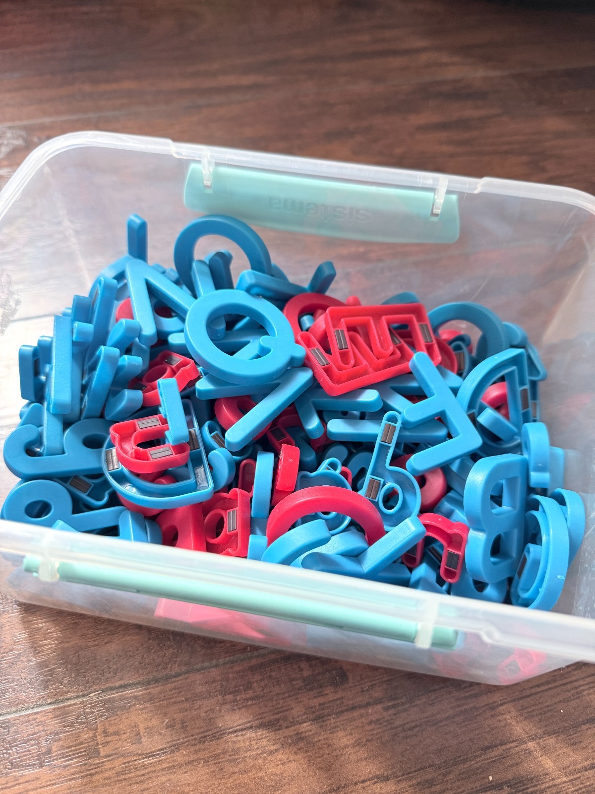 EZ Read color coded Magnetic Letters plastic red blue phonics school montessori