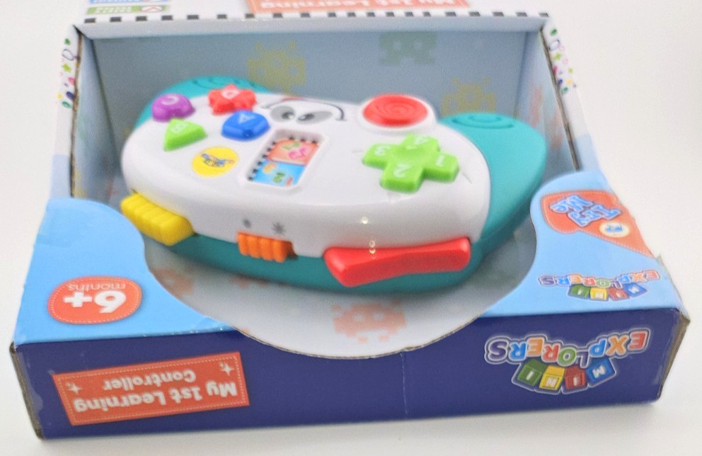Baby Learning Controller Toy 6+ Months Lights Sounds Fine Motor Skills NEW