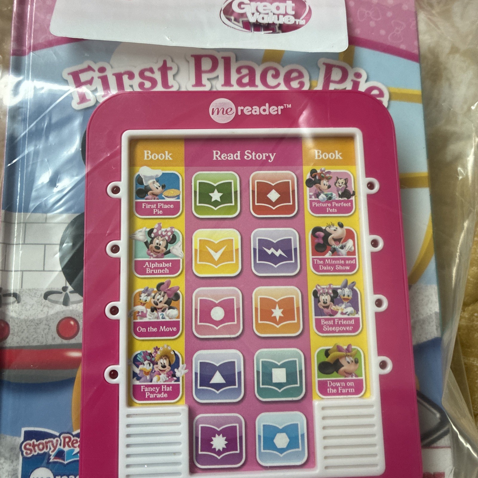 Disney Junior Minnie Mouse Me Reader Electronic Storybook Reader and 8 Books