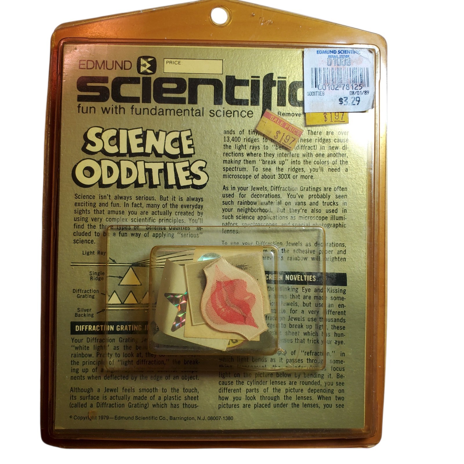 Edmund Scientifics Science Oddities Fun With Fundamental Science Kit Vtg 1979