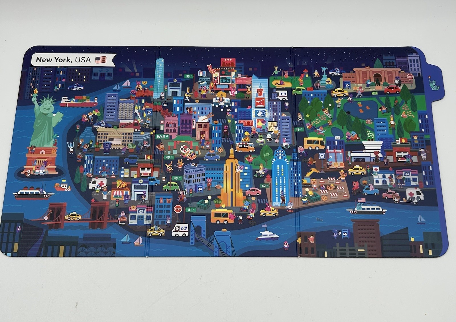 Osmo DETECTIVE AGENCY Mystery Game – 4 Folding Map Parts Only, Parts Only