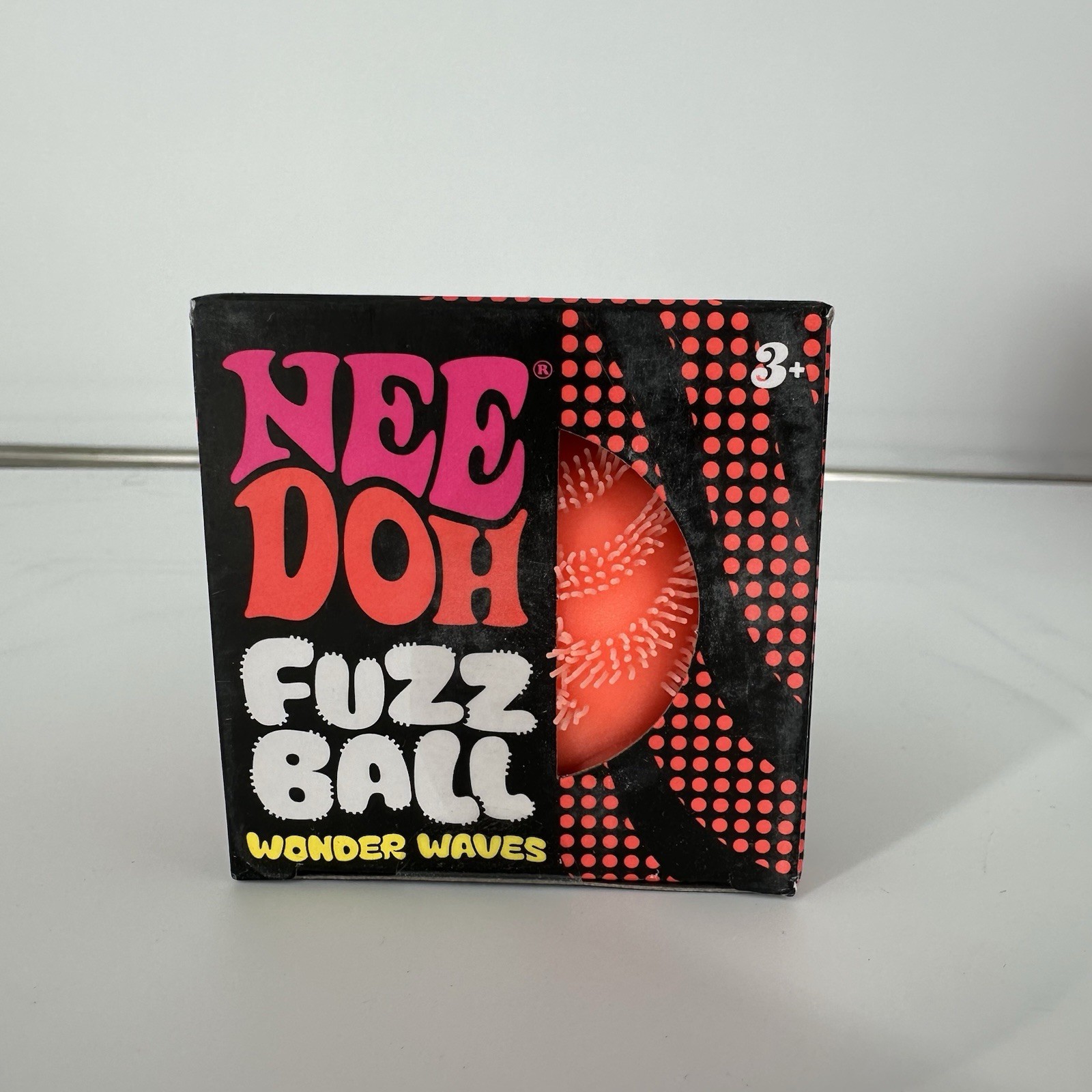 AUTHENTIC 🔥 Needoh Wonder Waves RARE Orange Fuzzball New Squishy Tiktok Viral