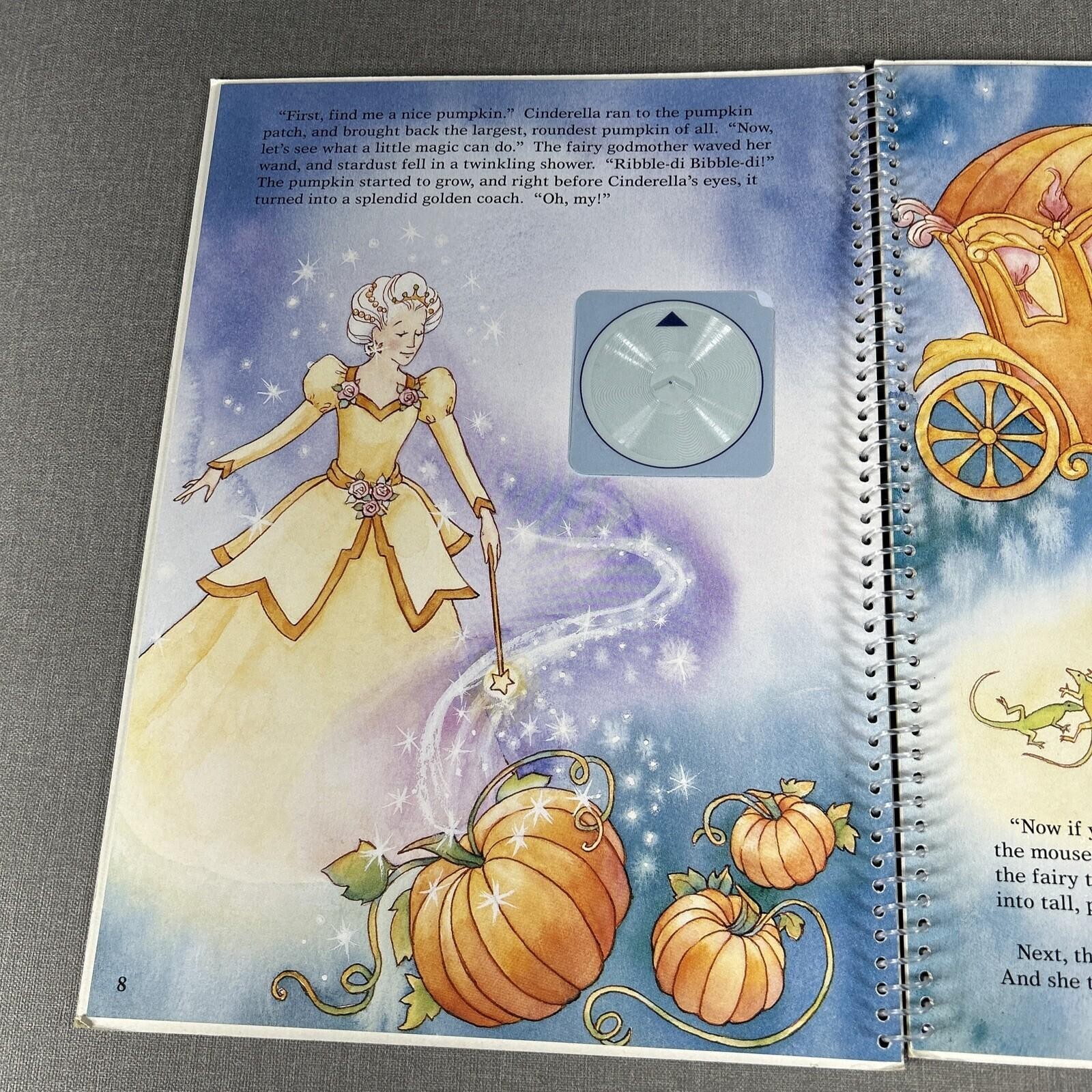 Comes To Life Books Cinderella 1993 Hardcover Spiral Book Yes!