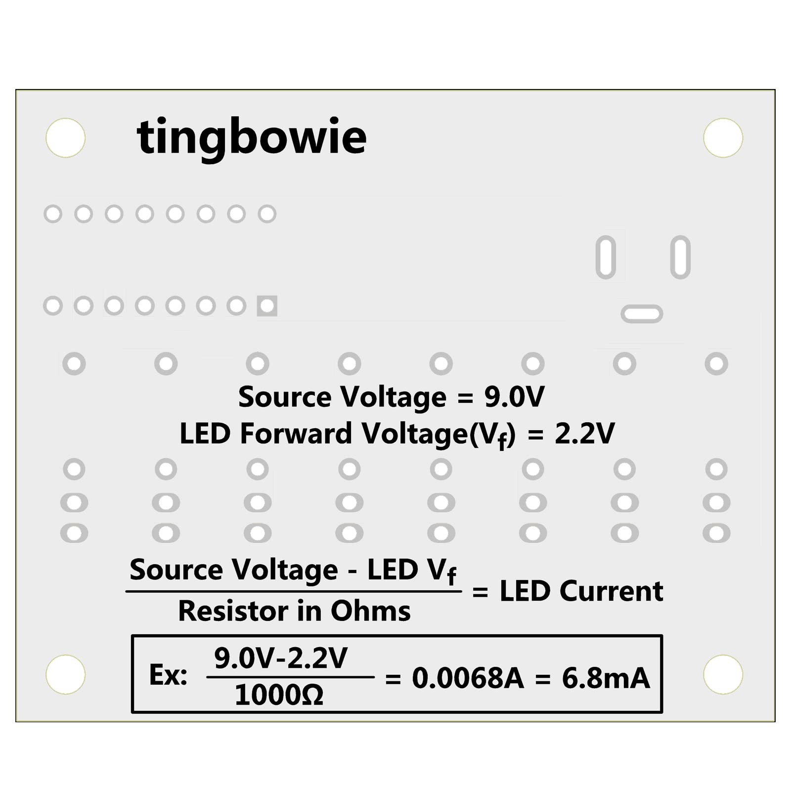 Soldering Practice Kit Learning 2 inches x 2.5 x 0.8