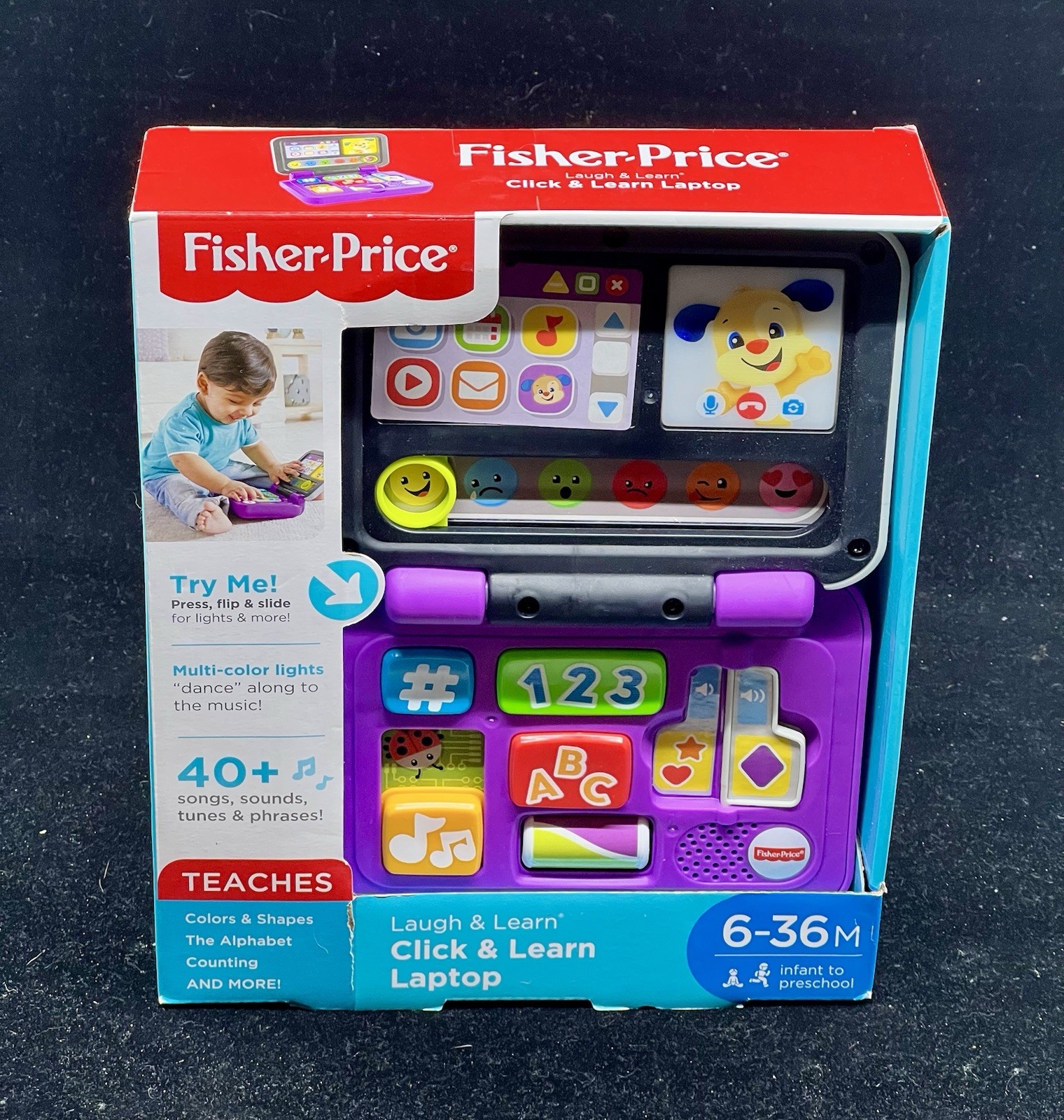 Fisher-Price Laugh & Learn Click & Learn Laptop (6 – 36 Months) NEW IN THE BOX