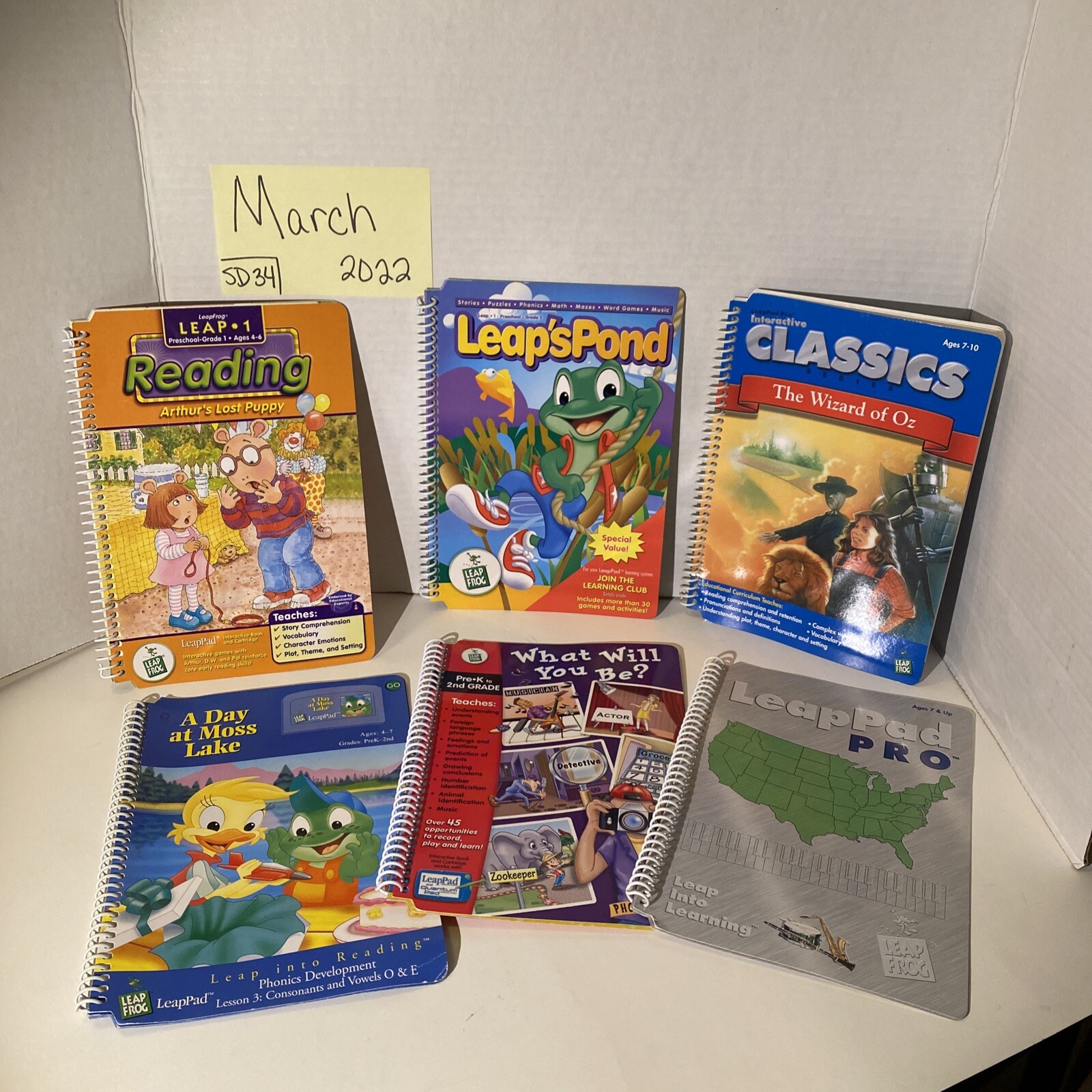 LeapFrog LeapPad Book Lot of 6 Books only