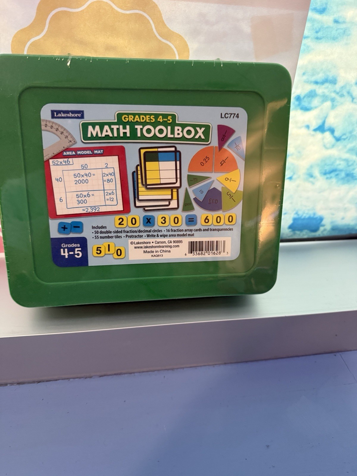 Lakeshore Learning Grades 4-5 Math Toolbox (Individual Kits) CLASS SET OF 25