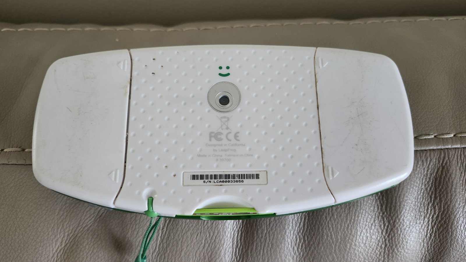 LEAPFROG LEAPSTER GS Green Game Console & Camera With 8 Games Tested