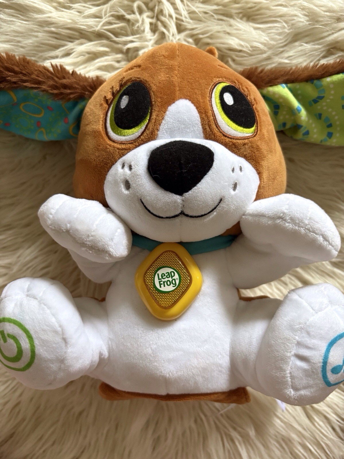 LeapFrog Speak & Learn Puppy Bailey Plush Interactive Learning Toy Baby NWOT