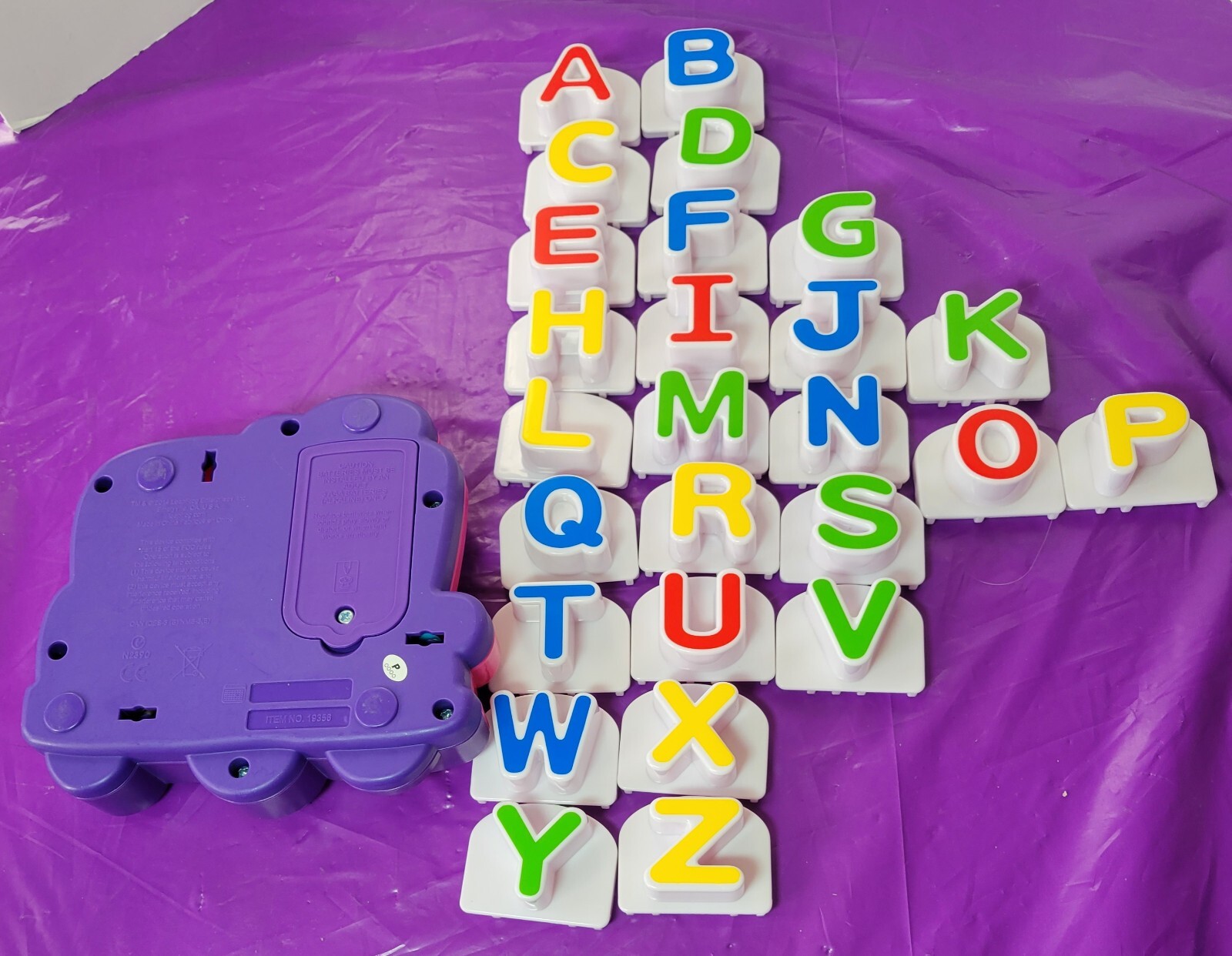 Leap Frog Fridge Phonics Magnetic Pink Bus Alphabet Set 26 Letters COMPLETE