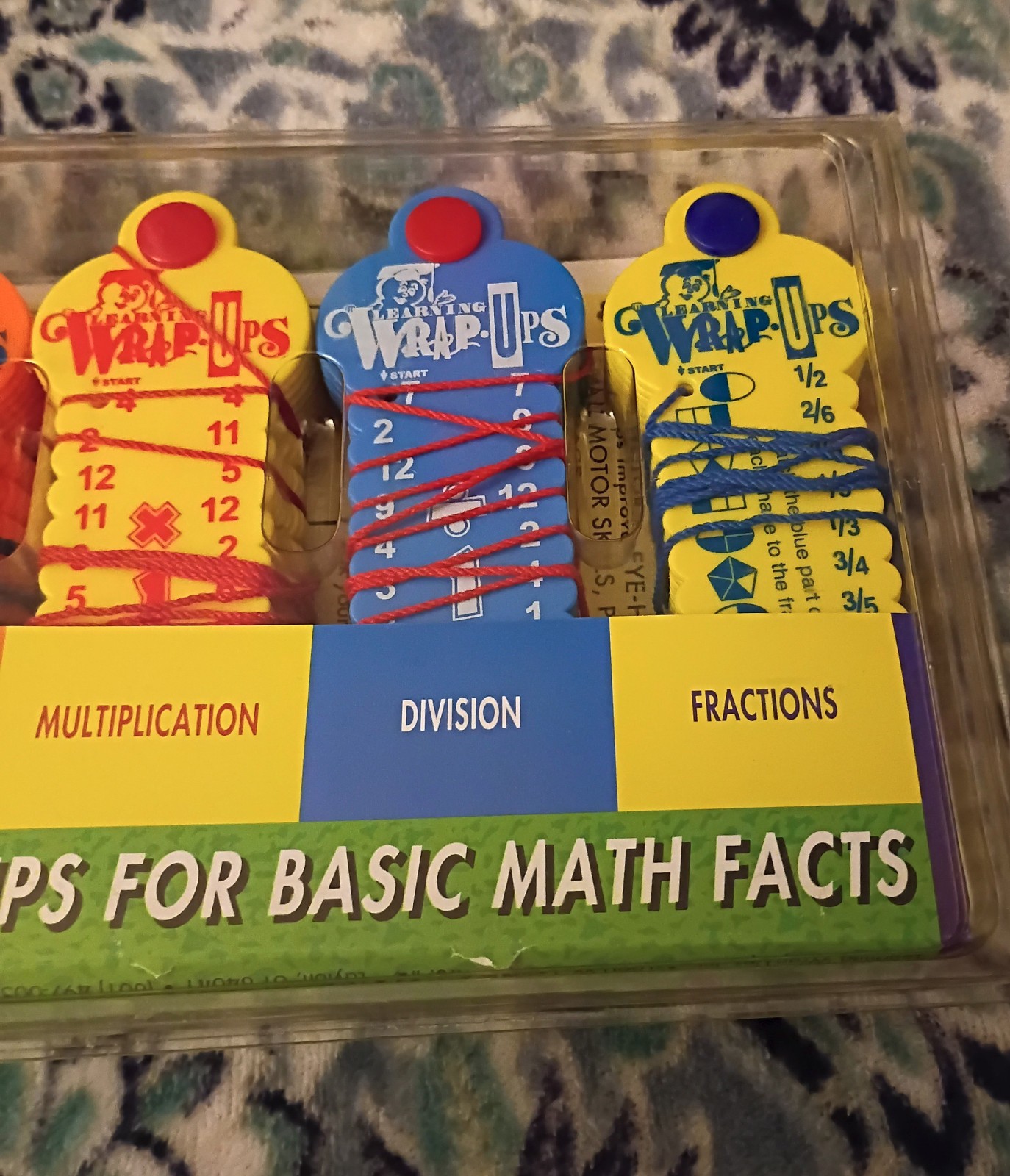 “Learning Wrap-Ups for Basic Math Facts” Complete New In Clear Wrap Set Of Five