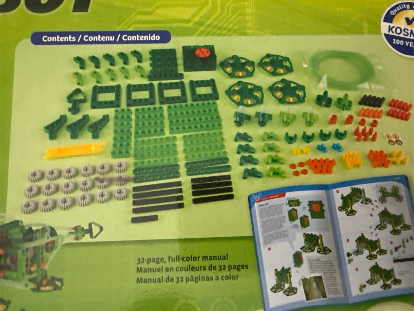 NIP Thames & Kosmos Geckobot Robot Experiment Kit – Walks Up Windows-176 Pieces