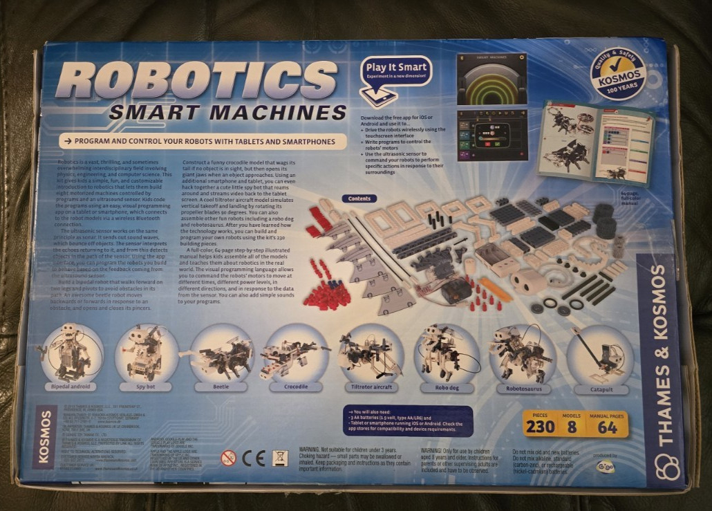 Thames & Kosmos – Robotics Smart Machines Engineering Kit – Model 620375 – New