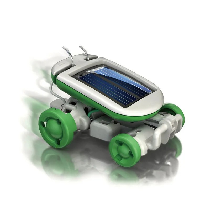 6-in-1 Solar Robot Kit DIY STEM Educational Toy Science Assembly Windmill Car