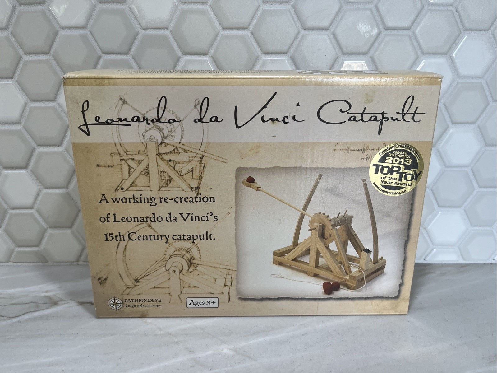 PATHFINDERS STEM kit Leonardo Da Vinci Catapult kit Trebuchet Engineering New