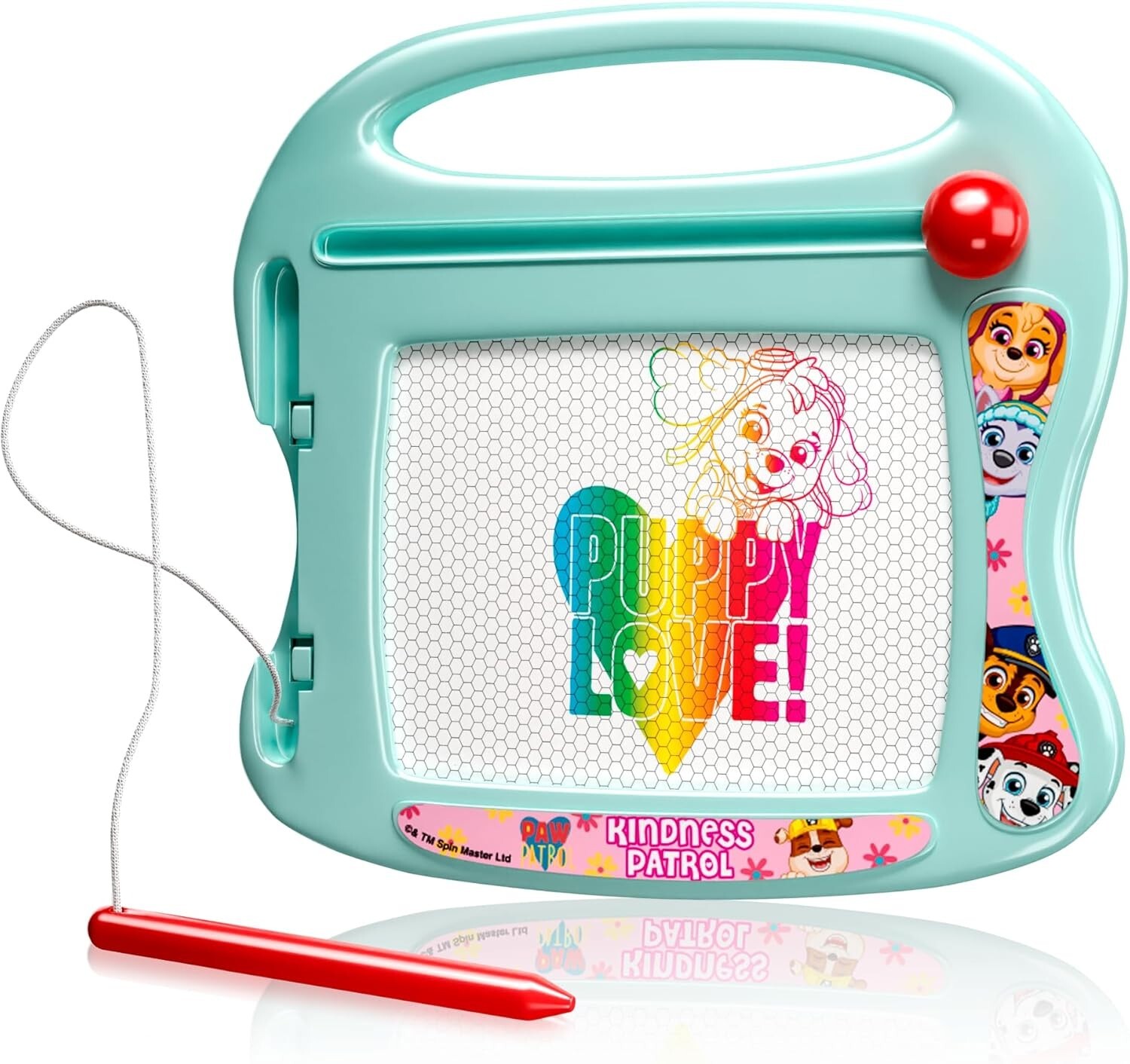 Paw Patrol Magnetic Board for Kids, Erasable Toddler Drawing Pad, Magic Sketcher