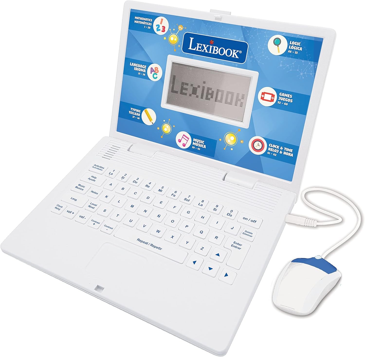 Lexibook – Educational and Bilingual Laptop Spanish/English – Toy for…